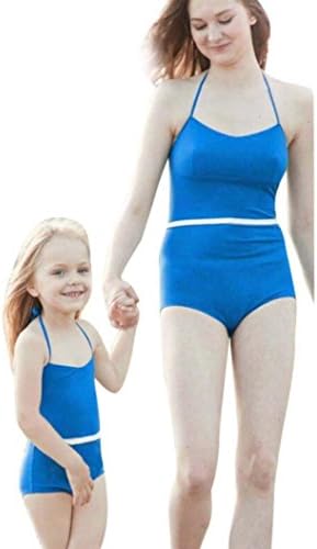 Plus Size Swimwear! ❤️ Women Bikini, Neartime Mother Daughter Swimsuit Women Kids Girls Swimwear Bathing Suit Bikini Beachwear (❤️Asian110, Blue)