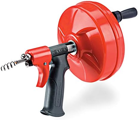 Fengxian 25-FT Steel Drum Auger Plumbing Snake with Drill Adapter | Heavy Duty Drain Snake Cable