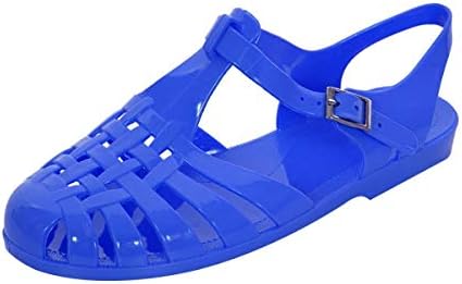 Womens Flat & Heeled Gladiator Jelly Shoes Sandals with Buckle UK Size 3-8