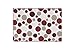 Ritz Polka Dot Reversible Absorbent Microfiber Dish Drying Mat, 21-inch by 14-inch, Crimson Red