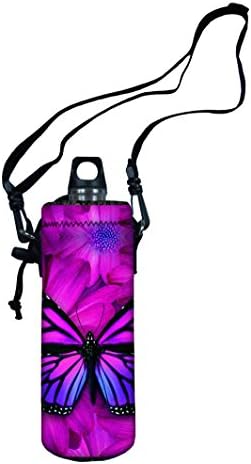ProfessionalBags 750 Milliliter Adjustable Neoprene Sport Waterbottle Case Cover Sleeve Bag Wide Mouth Insulated Pouch Holder with Shoulder Strap