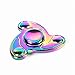 Evermarket Spinner Fidget EDC ADHD Focus Toy, Pure Zinc Metal Alloy Hand Spinner Fidget Toy Ultra Durable High Speed 2-5 Min Spins,Rainbow Color