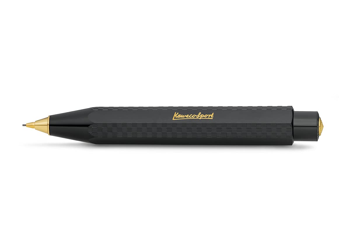 Kaweco CLASSIC SPORT Mechanical Pencil Black Chess 0.7 mm HB I Refillable Lead Pencil 10.5 cm in Classic Design
