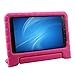 XKTTSUEERCRR Samsung Galaxy Tab 4 8.0 Kids Case, Shockproof Lightweight Super Protective Convertible Handle Stand Cover Case for Samsung Galaxy Tab 4 8.0 Inch Tablet (SM-T330 SM-T331 SM-T335) - Rose