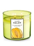 Bath & Body Works Candle 3 Wick 14.5 Ounce 2017 Edition Cucumber Melon