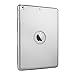 KVAGO iPad Keyboard Case Compatible with iPad 9.7 inch 2018/2017 F8S Hard Shell Case with 7 Colors Back-lit Wireless Keyboard for iPad 6th Gen,5th Gen -Silver