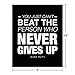 (4 Pack) Motivational Quote Workout Gym Posters 8 x 10 Inspirational Teen Boy Girl Athlete Fitness Success Sports Goal Hard Work Decor. Great for Classroom Posters And Gym Decor! (Sports Vol 1)