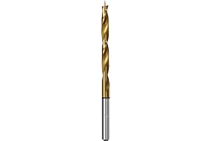 TIBOO DAY Brad Point Wood Drill Bits for Woodworking, 3mm (1/8") Dia Brad Point Drill, High Speed Steel Metric Brad Point Drill Bits with Double Flutes Design for Soft & Hard Woods MDF Acrylic