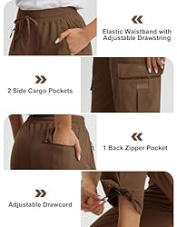 Libin Women's Hiking Cargo Pants 31" Summer Casual