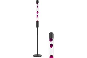 Kyzfy 59-Inch Liquid Motion Lamp,Magma Lamp, Mood Relaxation Light，Suitable for Home Decoration, Living Room, Office, Bedroom, café (59 inch Purple Wax)