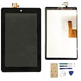 XR Fire 7 (5th Generation 2015 Release SV98LN) LCD Screen + Touch Digitizer Assembly Replacement Tools (NOT 7th Gen, 2017 release & 5th kids edition)