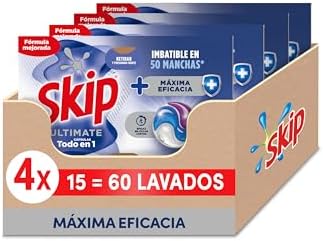 Ultimate Laundry Capsule Detergent Máxima Eficiência, 4 x 15 lavagens