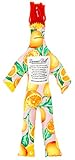 Dammit Doll - Classic Fresh Squeeze - Oranges on Pink Print, Rust Hair - Stress Relief, Gag Gift