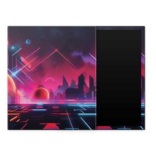 Tablet Skin Compatible with BOOX Note Air3 C (2023) - Synthwave Planets - Premi…