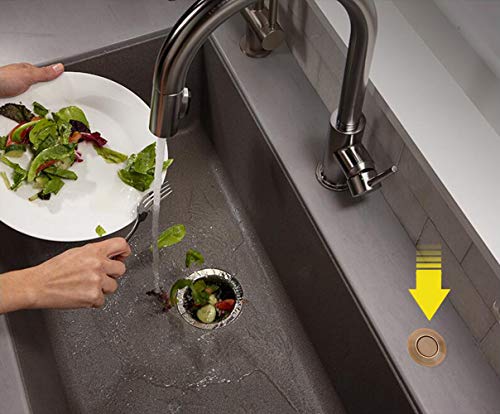 image for Garbage Disposal Air Switch Button, KEBE Sink Garbage Disposal Parts A