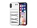 Under Armour Phone Case | for Apple iPhone Xs and iPhone X | Under Armour UA Protect Arsenal Case with Rugged Design and Drop Protection - White/Black (UAIPH-014-WBLK)