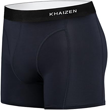 KHAIZEN Luxurious Men Boxer Briefs | Stretchy & Tag Free Trunk Shorts | Underwear with Ecological & Non-Toxic Fabric | Ultra-Breathable & Maximum Moisture Absorbance Fibres | Comfortable All Day Fit