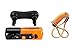 Kryptonite 003212 Evolution Compact Disc Lock Orange 13mm Hardened Max-Performance Steel Shackle Includes 3 Stainless Steel Keys