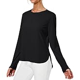 Hiwzffy Women's Sun Protection Shirts UV SPF UPF 50+ Long Sleeve Rash Guard Hiking Running Quick Dry Lightweight