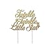 Twinkle Twinkle Little Star Cake Topper in Gold Glitter for Baby Shower or Birthday Party sold by PinkFish Shop