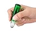 Olilia Glass Roll on Bottles with Metal Roller Balls, Essential Oils Key included 12 Pack of 10ml(1/3oz) (Green)