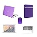 TOP CASE - 5 in 1 Omni Bundle Rubberized Hard Case, Keyboard Cover, Screen Protector, Sleeve Bag and Mouse Compatible MacBook Air 11