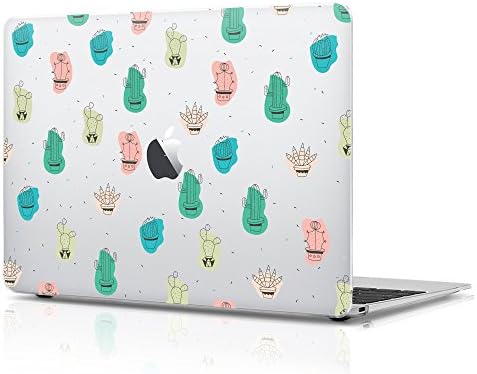 Macbook Pro 13 inch (with Retina Display) Plastic Matte Hard Case, Desert Cactus Design with Keyboard Cover, ONLY Compatible with Macbook model number A1502/A1425
