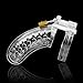 Male Chastitiy Cage, Enlove Chastity Device Locked Cage Adjustable Size Male BDSM Adult Sex Toy for Men