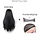 aSulis Wigs Lace front Wig 32 Inch Yaki Long Straight Synthetic Hair Wig for Women Middle Parting Wigs for Black Women (Copper Red) (Simulated Scalp, 1)