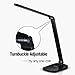 Putwo F118 Dimmable Energy Efficient Aluminum Alloy LED Desk Lamp Arm with Touch-sensitive Control Panel, Matte Black