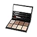 Dirty Girl Cosmetics Naked Contour and Highlighter Makeup Kit with 3 Free Brushes