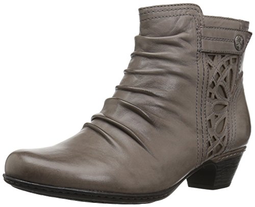 Cobb Hill Women's Abilene Ankle Bootie, Grey Leather, 7.5 M US