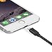 Stouch 3.5mm Male to Lightning Aux Audio Stereo Cable for iPhone 7 / 7 Plus to Car Stereo Hi-Fi Headphone Bluetooth Speaker Cable Support IOS 10.3 -Black(4 Ft /1.2 M)