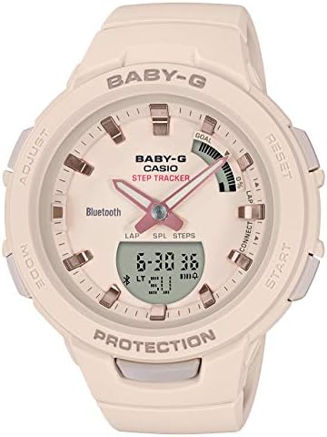 [カシオ] 腕時計 ベビージー FOR SPORTS 歩数計測 Bluetooth 搭載 BSA-B100-4A1JF レディース ベージュ