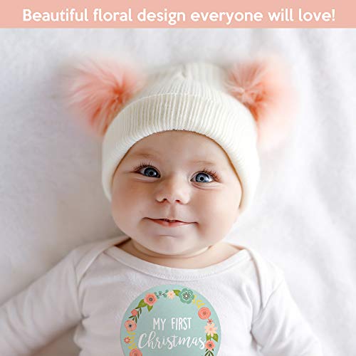 1 Monthly+Stickers+Floral+Milestone+Newborn