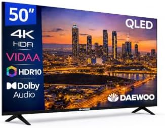 50VB56QV Smart TV 50 Pulgadas QLED 4K UHD, HDR10, Dolby Audio, Bluetooth, HDMI 2.1, Diseño Sin Marcos (Frameless), Funciones de accesibilidad, Gama 2026