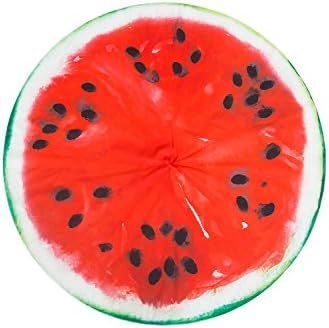Persunhome Summer Vacation Food Print Round Multi-function Cute Tapestry Sunbath Beach Towel Blanket Throw Picnic Mat Yoga Mat Table Cloth Swimwear Cover up,Watermelon