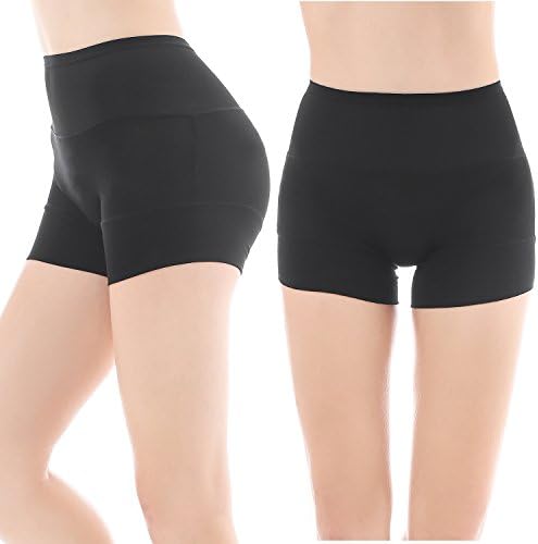 Yulee Women's Thin Stretch Boyshort Underskirt Pant Short Leggings 2 Pack