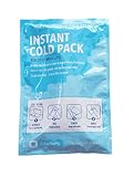 ICEWRAPS 6"x9" Instant Cold Breakable Ice Packs - 6 Single Use Cold Packs for Injuries, Disposable, Emergency First Aid Squeeze Bag to Activate