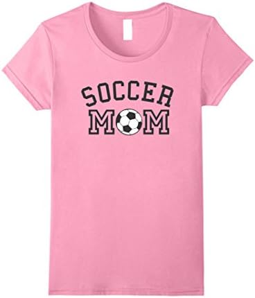 Womens Soccer Mom t shirt great gift fot the moms Small Pink