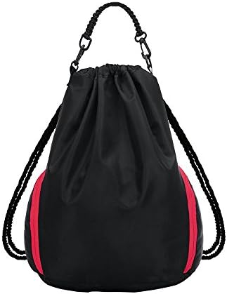SUNSEATON Foldable Drawstring Gym Bags Lightweight Backpack for Hiking Cycling