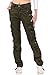 chouyatou Women's Casual Camouflage Multi Pockets Cargo Pants (Small, 73Army)