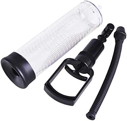 Silicone Men's Vacum Pump Fitness Machine Black Tick Clear