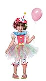 California Costumes Rainbow Clown Costume, One Color, 4-6