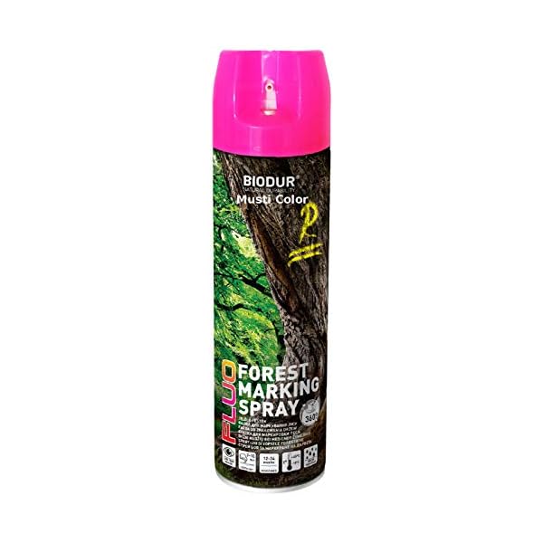 500m Markierungsspray Markierlack Forstspray Signalfarbe Spraylack Neon Pink