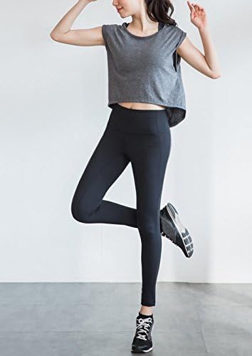 Leap Women's Ultra Fit Slim High Waist Yoga Running Fitness Sports Leggings Compression Tights (Medium)