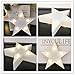 LED Plastic Star Night Light,Nursery Light Wall Decor for Christmas,Birthday Party,Kids Room, Baby Room Table Lamp(White)