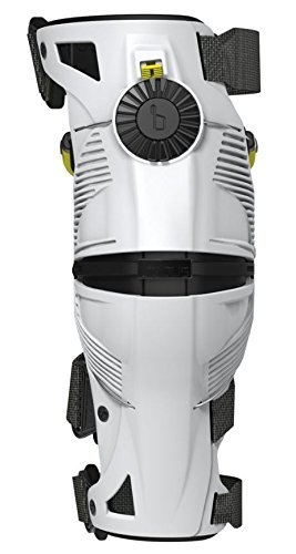 Mobius X8 Knee Braces-White/Acid Yellow-M