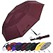 G4Free 62 Inch Portable Golf Umbrella Automatic Open Large Oversize Vented Double Canopy Windproof Waterproof Sport Umbrellas