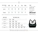 QUEENIEKE Womens Yoga Sport Bra Light Support Strappy Free to Be Bra Size XL Color Top Black Across